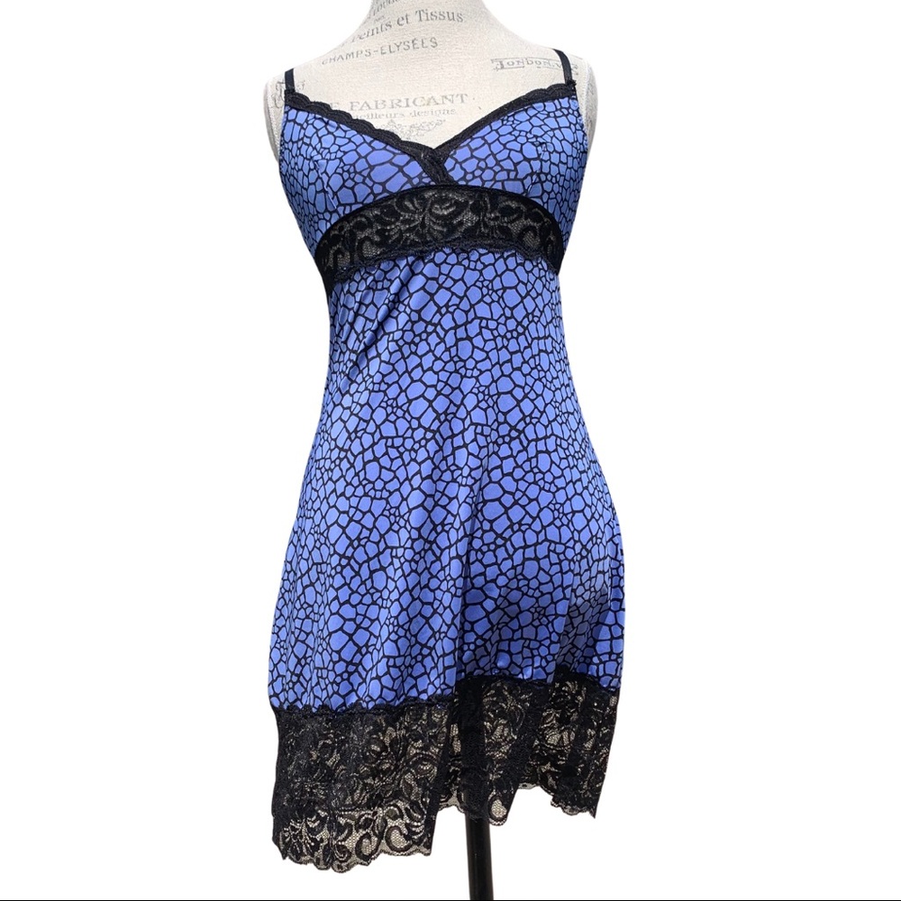 Light Blue Lace Slip